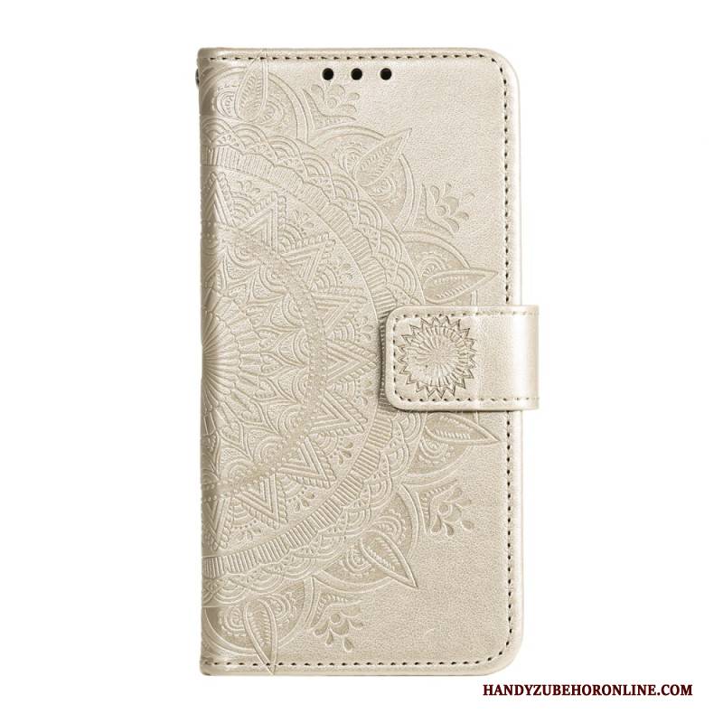 Lederhüllen Xiaomi 15 Pro Sonnen-mandala