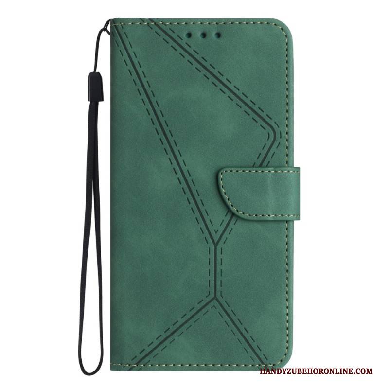 Lederhüllen Xiaomi 15 Pro Streifen Und Linien