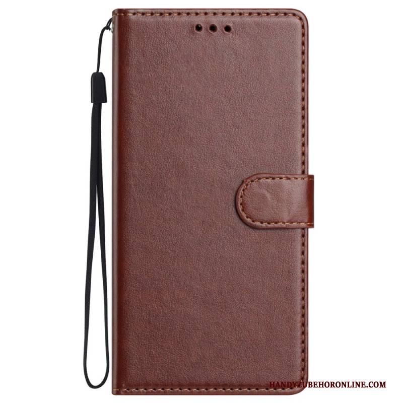 Lederhüllen Xiaomi 15 Schlichtes Kunstlederarmband