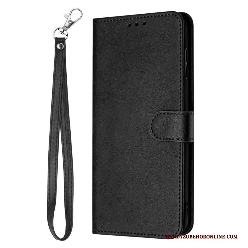 Lederhüllen Xiaomi 15 Ultra Handyhülle Lederarmband-effekt