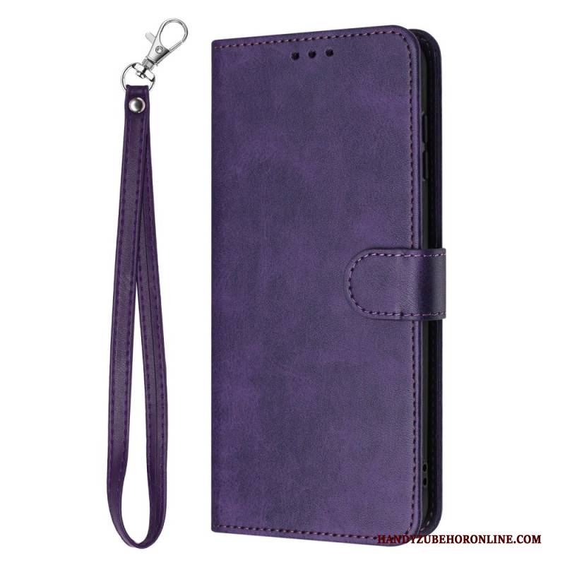 Lederhüllen Xiaomi 15 Ultra Handyhülle Lederarmband-effekt