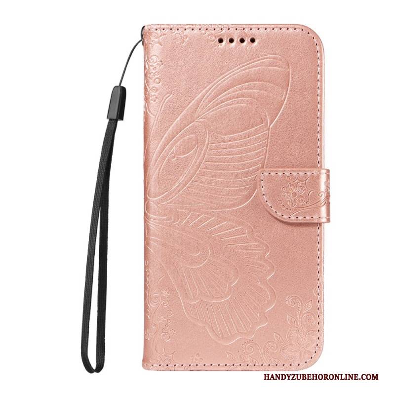 Lederhüllen Xiaomi 15 Ultra Handyhülle Schmetterlingsdesign