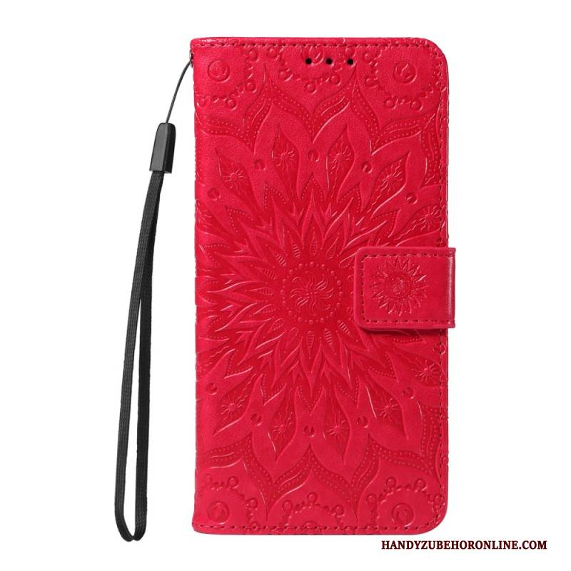 Lederhüllen Xiaomi 15 Ultra Handyhülle Sonnenblumenmuster