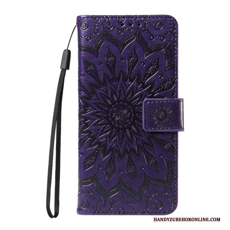 Lederhüllen Xiaomi 15 Ultra Handyhülle Sonnenblumenmuster