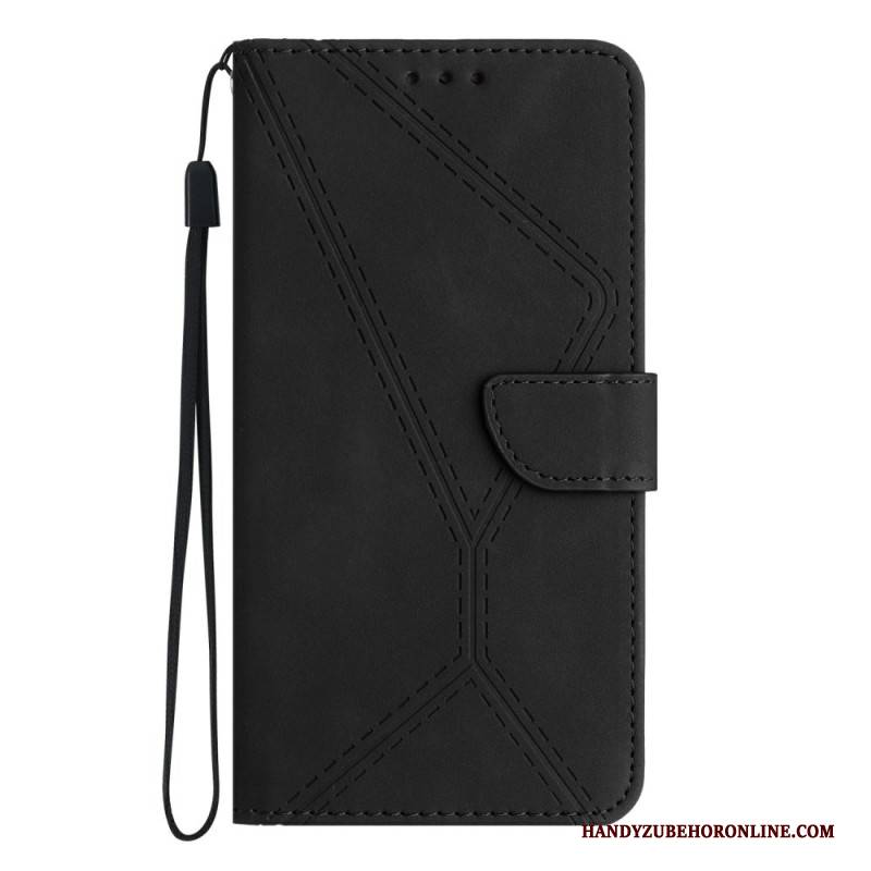 Lederhüllen Xiaomi 15 Ultra Linien Und Streifen