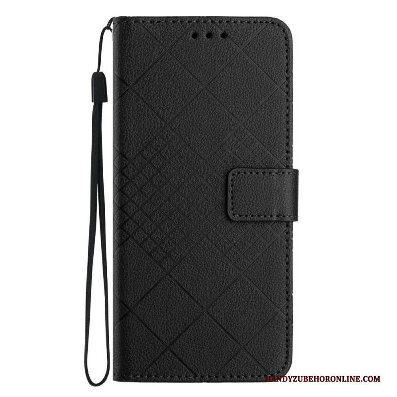 Lederhüllen Xiaomi 15 Ultra Rautenmuster