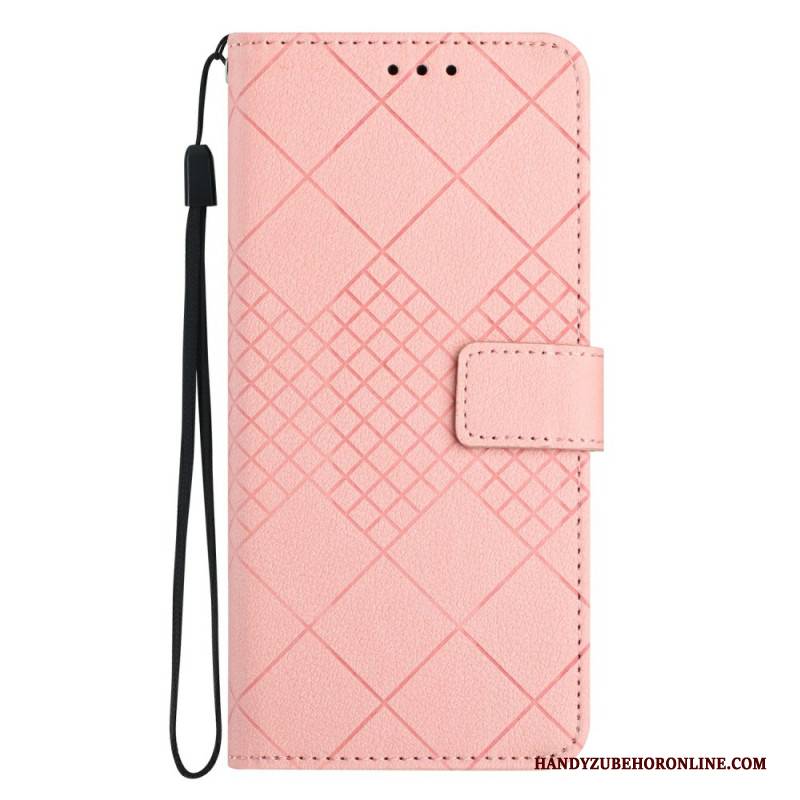 Lederhüllen Xiaomi 15 Ultra Rautenmuster