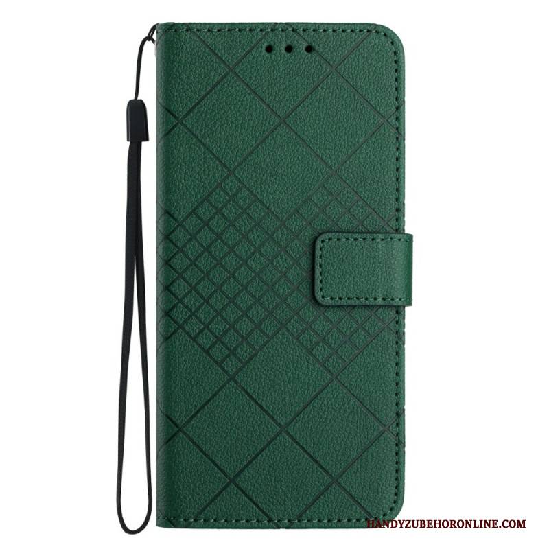 Lederhüllen Xiaomi 15 Ultra Rautenmuster