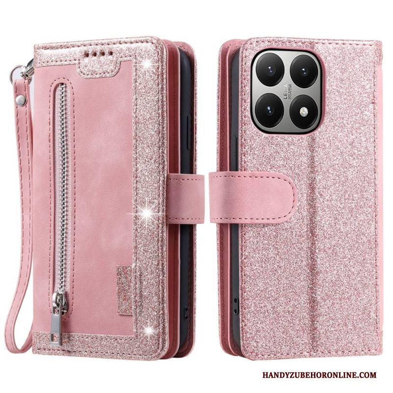 Lederhüllen Xiaomi 15t Geldbörse Mit 9 Kartenfächern