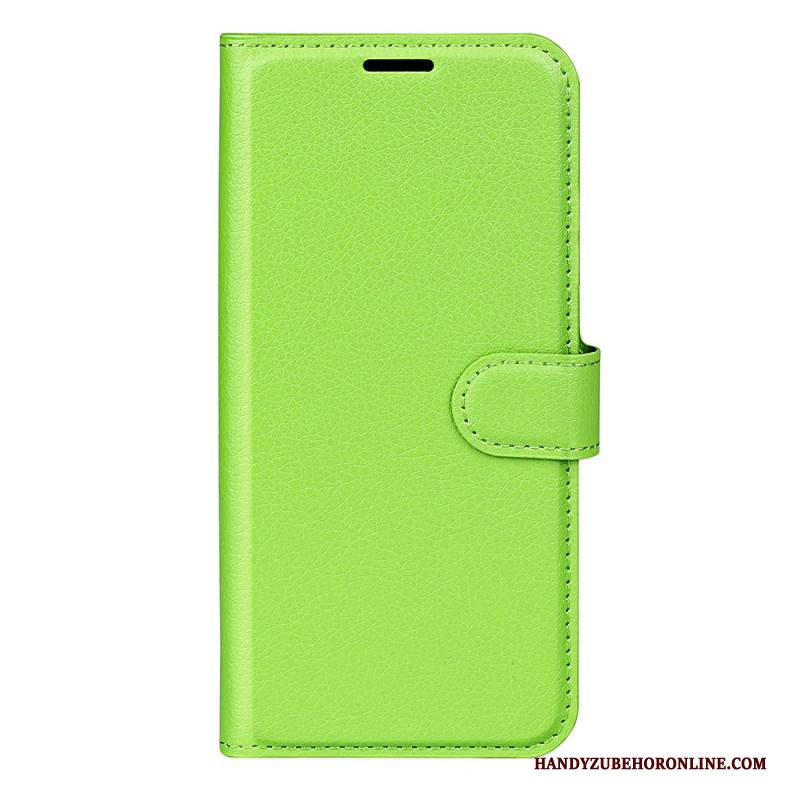 Lederhüllen Xiaomi 15t Handyhülle Kunstleder In Litschi-farbe