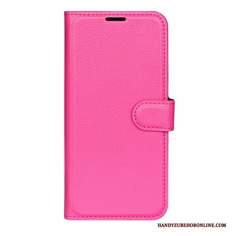 Lederhüllen Xiaomi 15t Handyhülle Kunstleder In Litschi-farbe