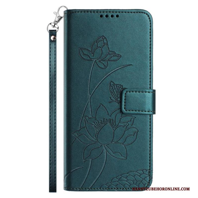 Lederhüllen Xiaomi 15t Lotus-print