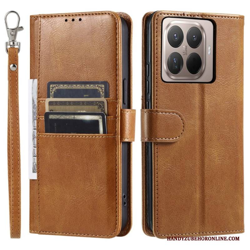 Lederhüllen Xiaomi 15t Pro 6 Kartenfächer Und Lanyard