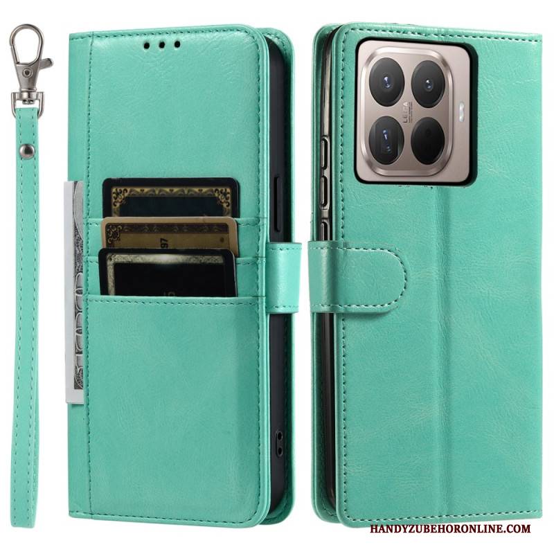 Lederhüllen Xiaomi 15t Pro 6 Kartenfächer Und Lanyard