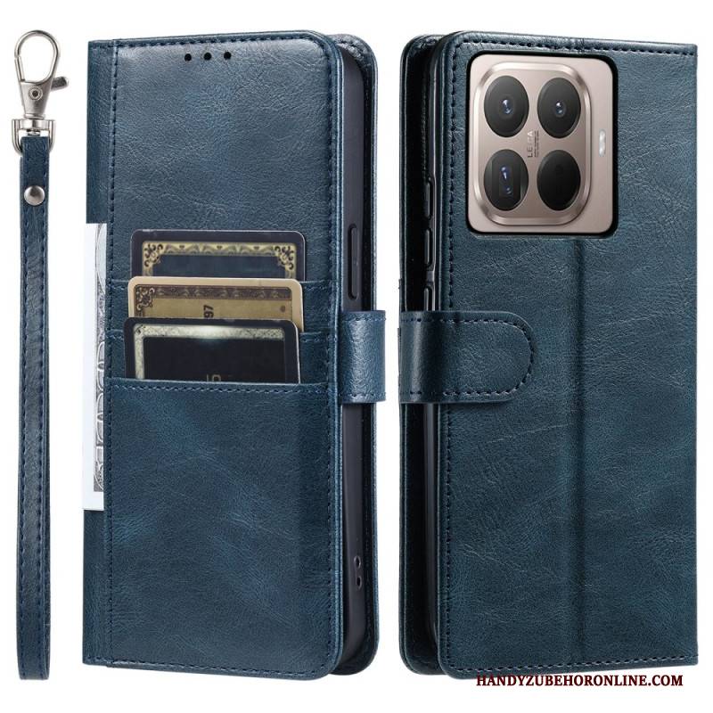 Lederhüllen Xiaomi 15t Pro 6 Kartenfächer Und Lanyard
