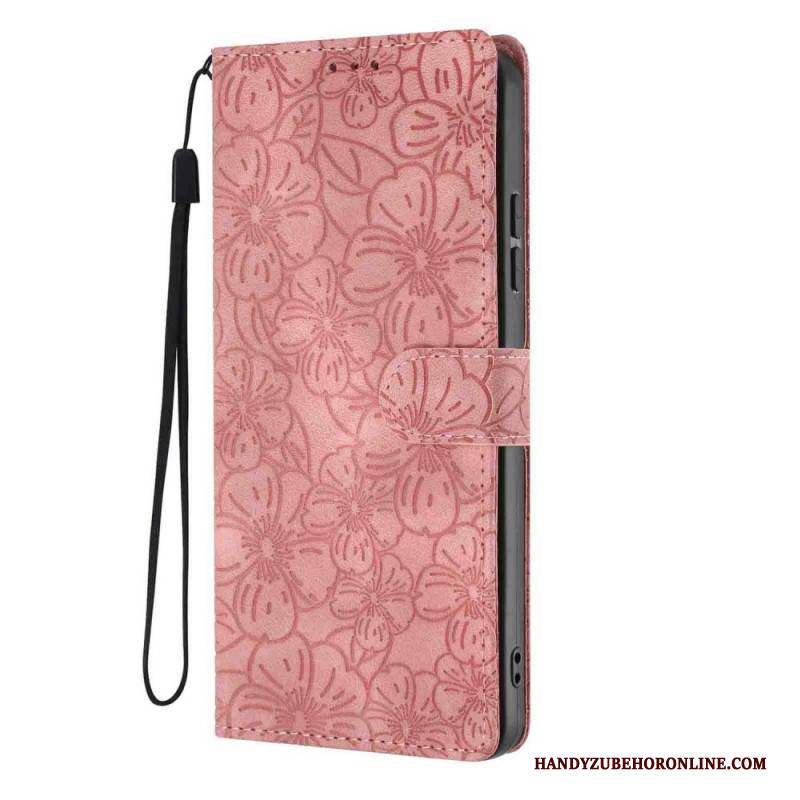 Lederhüllen Xiaomi 15t Pro Blumengravur