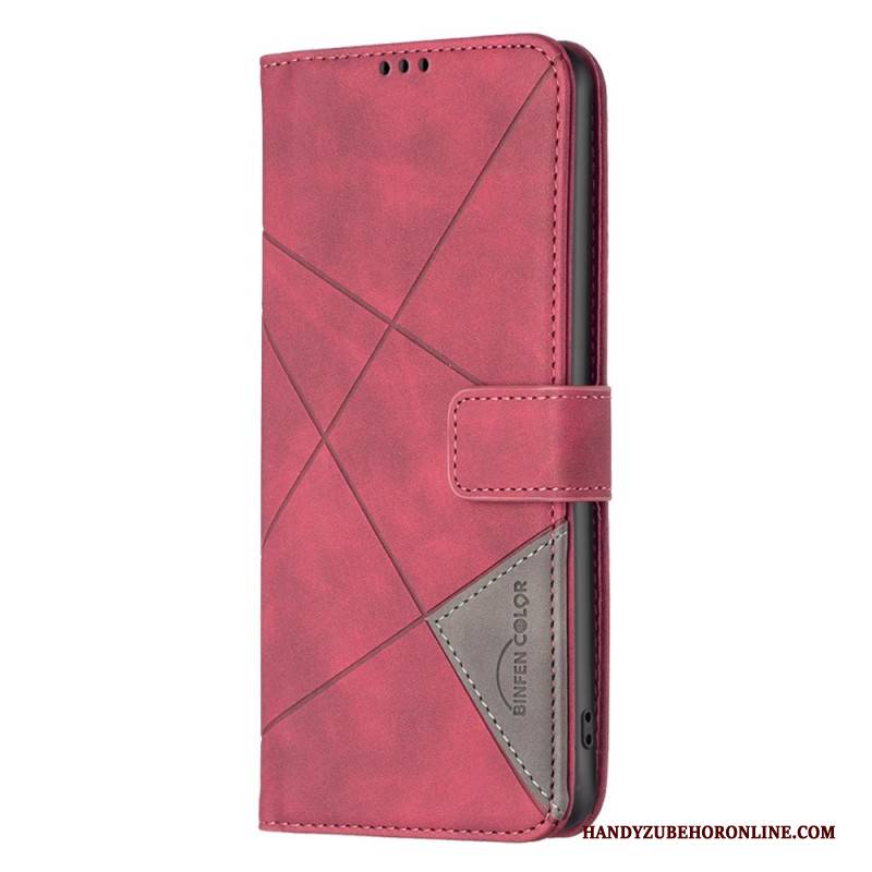 Lederhüllen Xiaomi 15t Pro Handyhülle Binfen Color Geometrisch