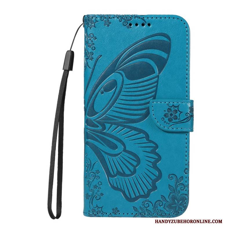 Lederhüllen Xiaomi 15t Pro Handyhülle Grafischer Schmetterling