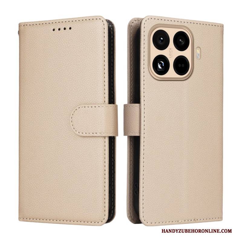 Lederhüllen Xiaomi 15t Pro Handyhülle Rfid-geldbörse In Lederoptik