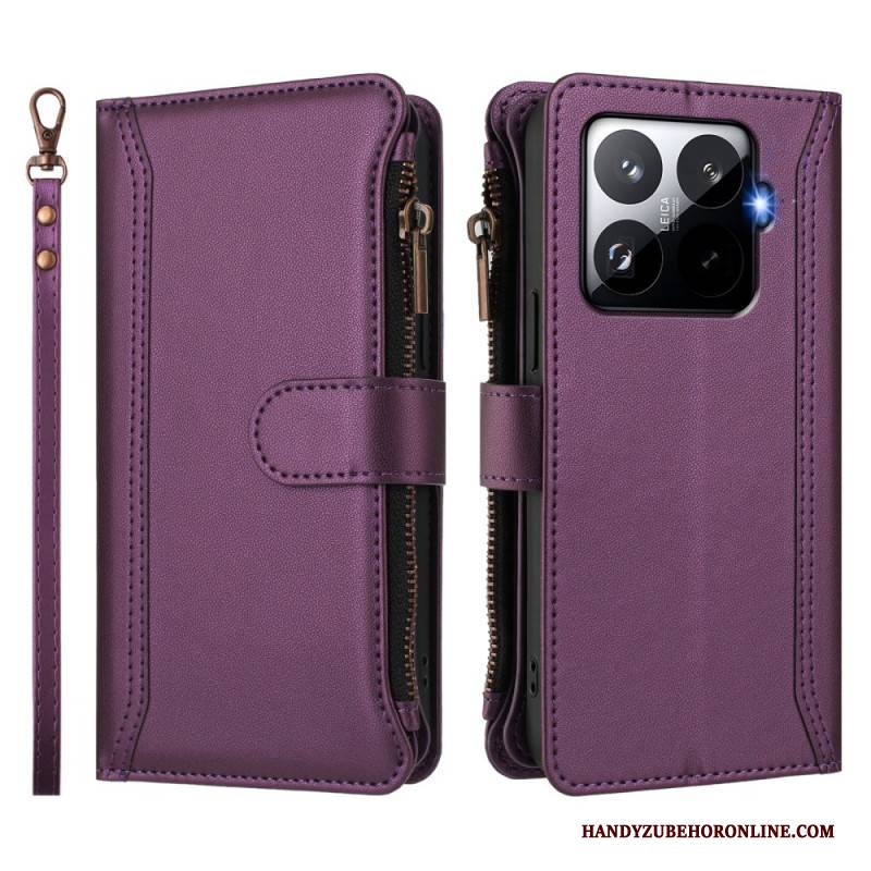 Lederhüllen Xiaomi 15t Pro Handyhülle Riemengeldbörse