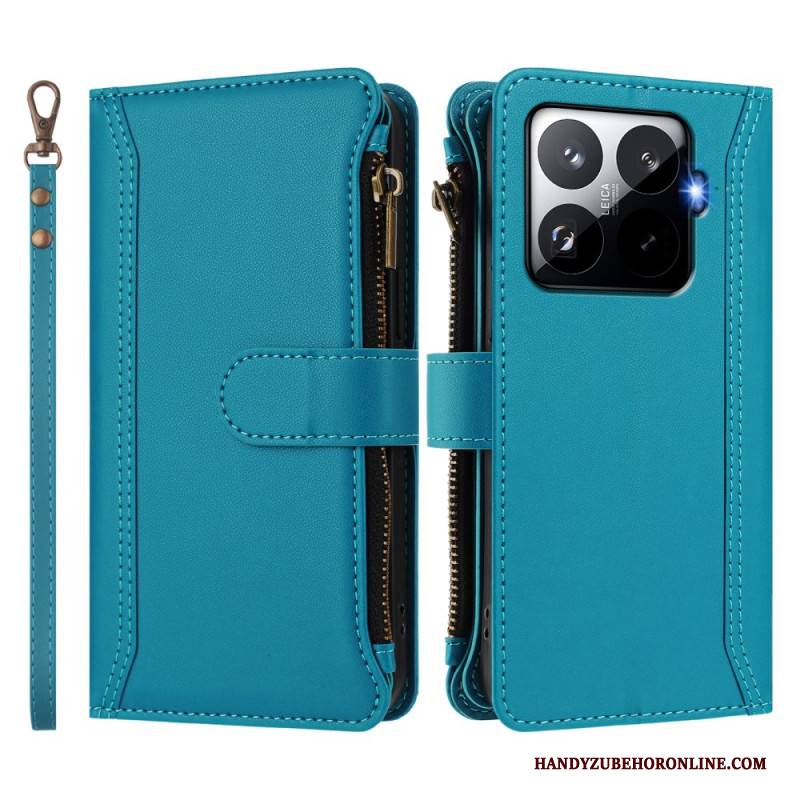 Lederhüllen Xiaomi 15t Pro Handyhülle Riemengeldbörse