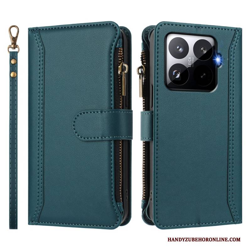 Lederhüllen Xiaomi 15t Pro Handyhülle Riemengeldbörse