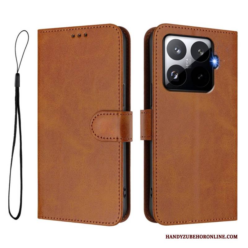 Lederhüllen Xiaomi 15t Pro Rfid-schutz In Lederoptik