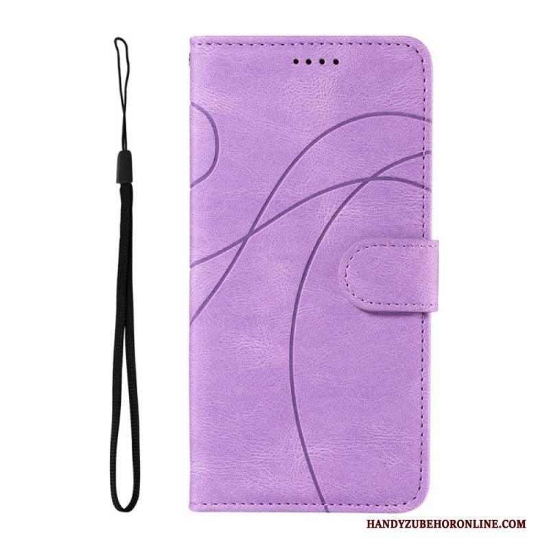 Lederhüllen Xiaomi 15t Pro Wellenmuster