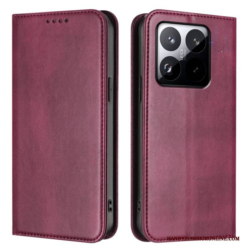 Lederhüllen Xiaomi 15t Vintage-geldbörse