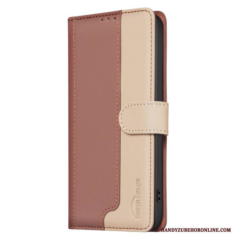 Lederhüllen Xiaomi 15t Zweifarbig (binfen Color)