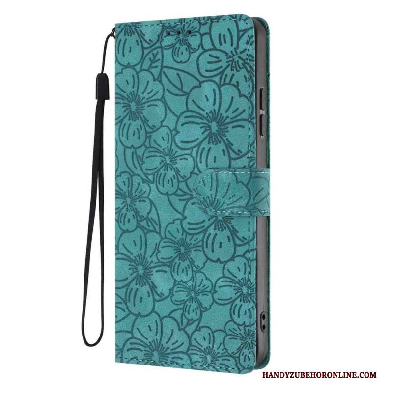 Lederhüllen Xiaomi 17 Blumenmuster