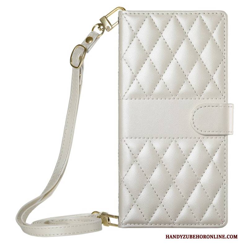 Lederhüllen Xiaomi 17 Gesteppt Mit Riemen