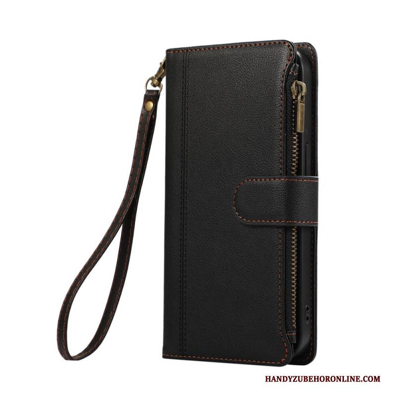Lederhüllen Xiaomi 17 Handyhülle Geldbörse Mit Schlankem Design Und Trageband