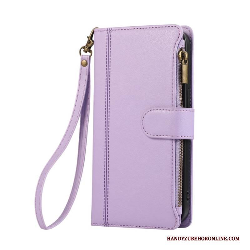 Lederhüllen Xiaomi 17 Handyhülle Geldbörse Mit Schlankem Design Und Trageband