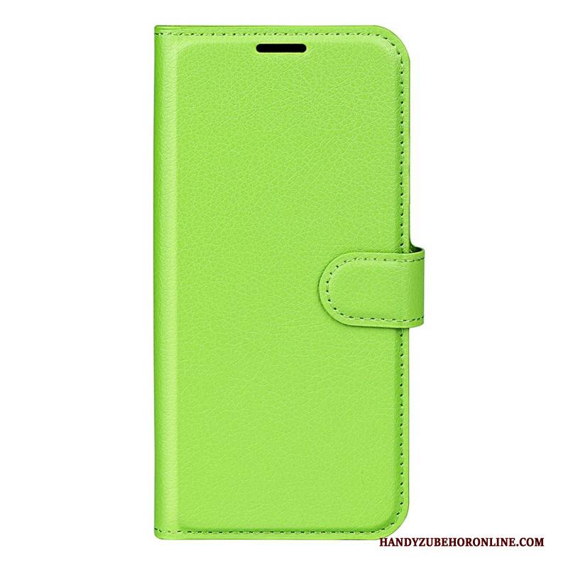 Lederhüllen Xiaomi 17 Handyhülle Klassisches Litschi-kunstleder