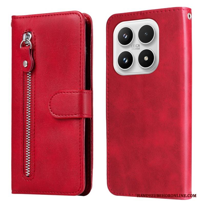 Lederhüllen Xiaomi 17 Handyhülle Reißverschlusstasche