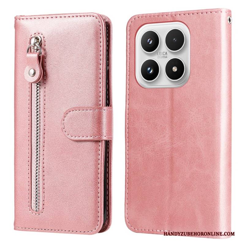 Lederhüllen Xiaomi 17 Handyhülle Reißverschlusstasche