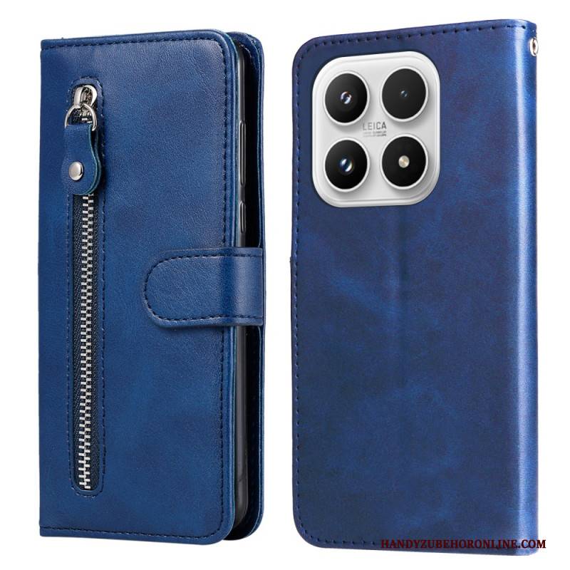 Lederhüllen Xiaomi 17 Handyhülle Reißverschlusstasche