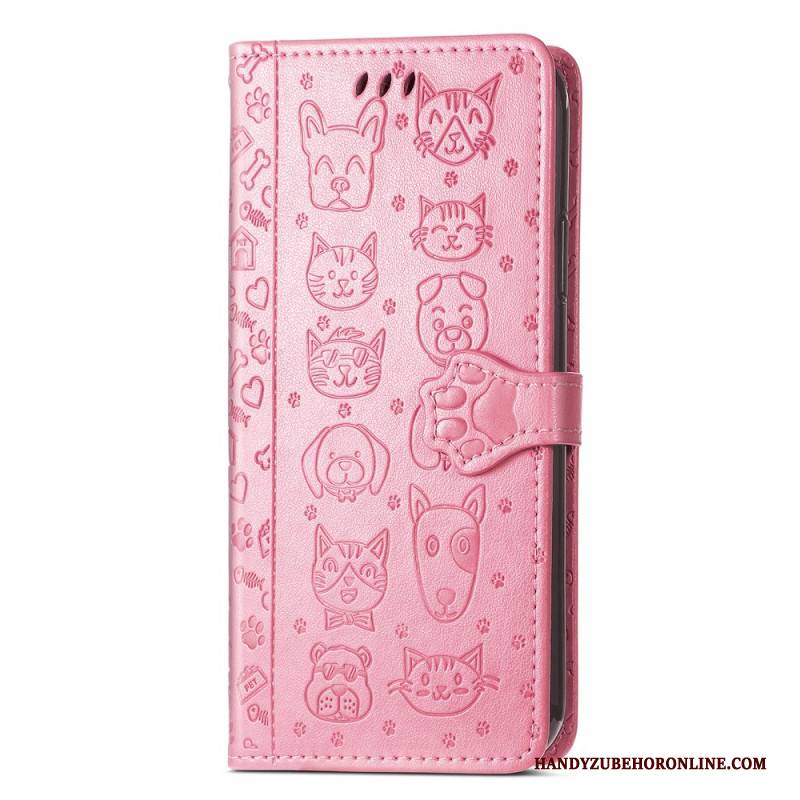 Lederhüllen Xiaomi 17 Pro Animierte Tiere