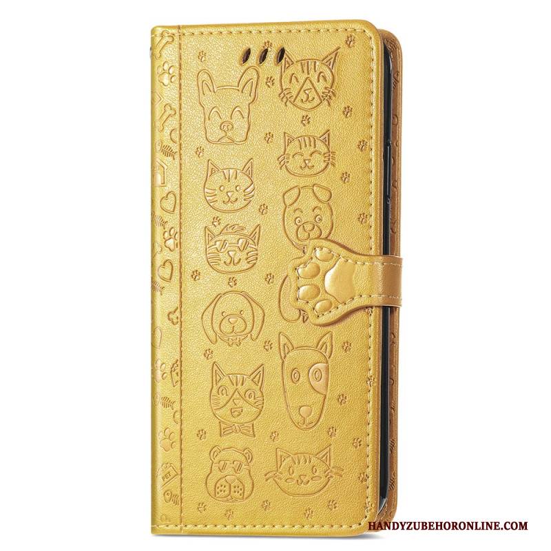 Lederhüllen Xiaomi 17 Pro Animierte Tiere