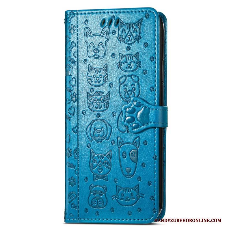 Lederhüllen Xiaomi 17 Pro Animierte Tiere