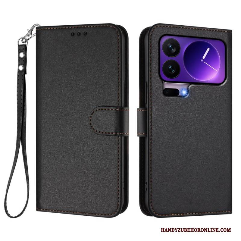 Lederhüllen Xiaomi 17 Pro Glattlederoptik