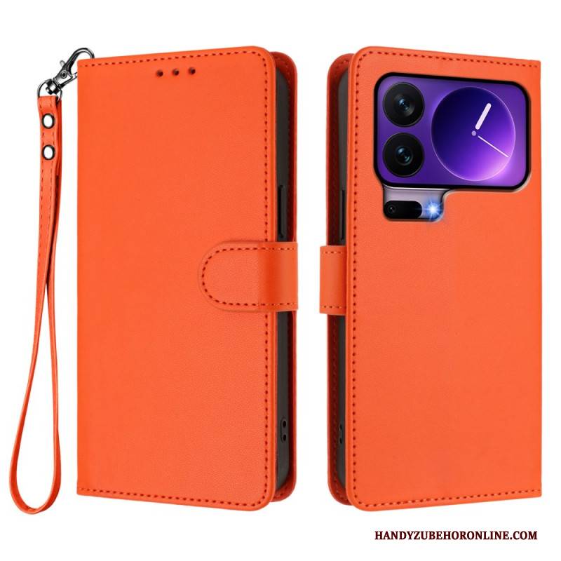 Lederhüllen Xiaomi 17 Pro Glattlederoptik