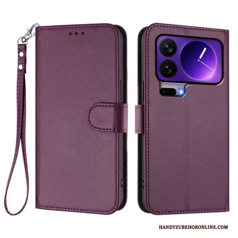 Lederhüllen Xiaomi 17 Pro Glattlederoptik