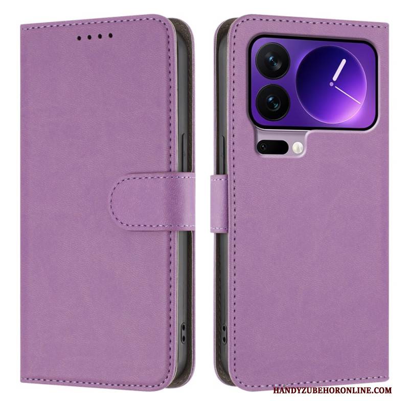 Lederhüllen Xiaomi 17 Pro Handyhülle Verstellbarer Ständer