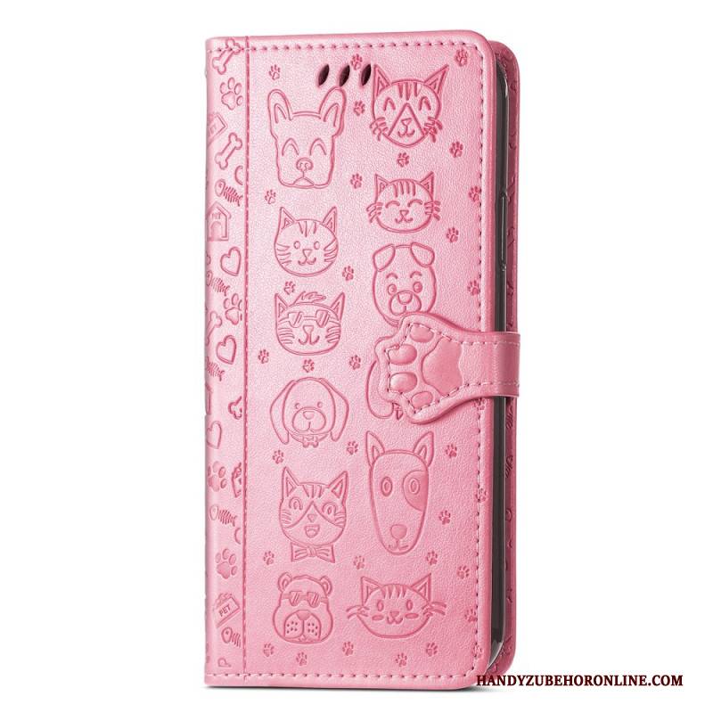 Lederhüllen Xiaomi 17 Pro Max Animierte Tiere