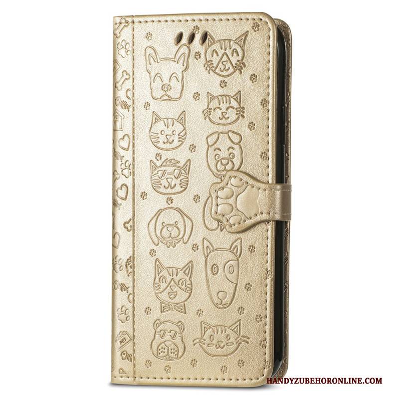 Lederhüllen Xiaomi 17 Pro Max Animierte Tiere