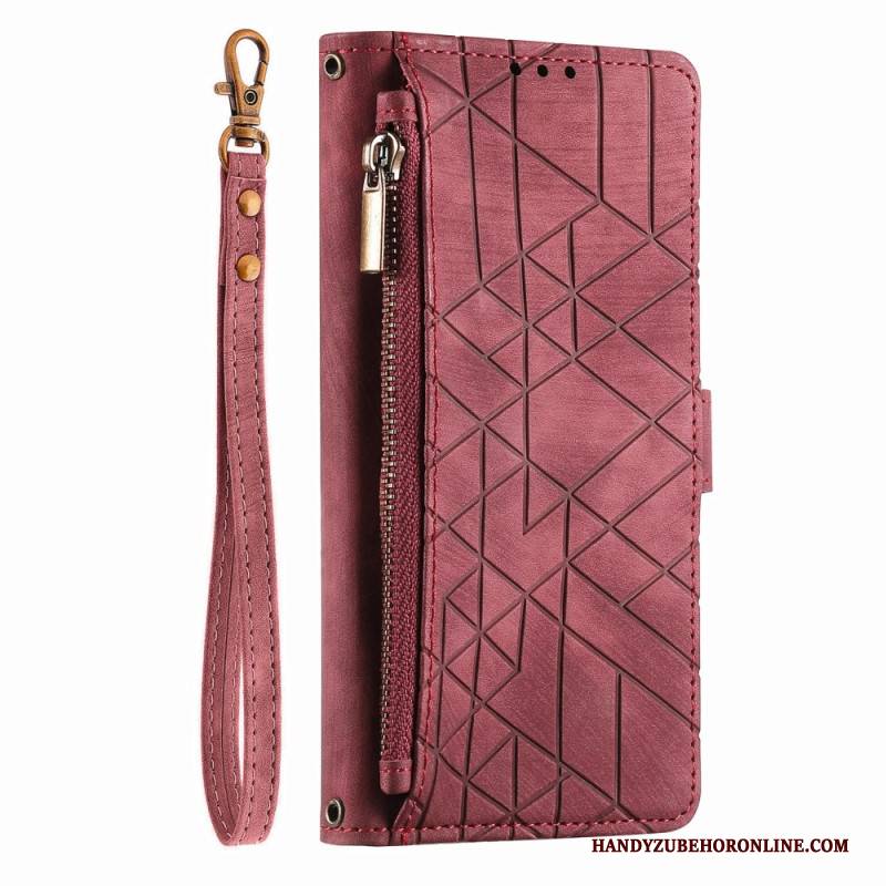 Lederhüllen Xiaomi 17 Pro Max Geometrisches Design