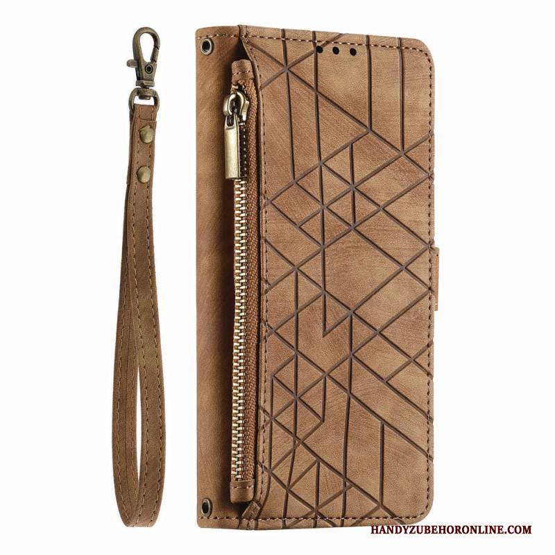 Lederhüllen Xiaomi 17 Pro Max Geometrisches Design