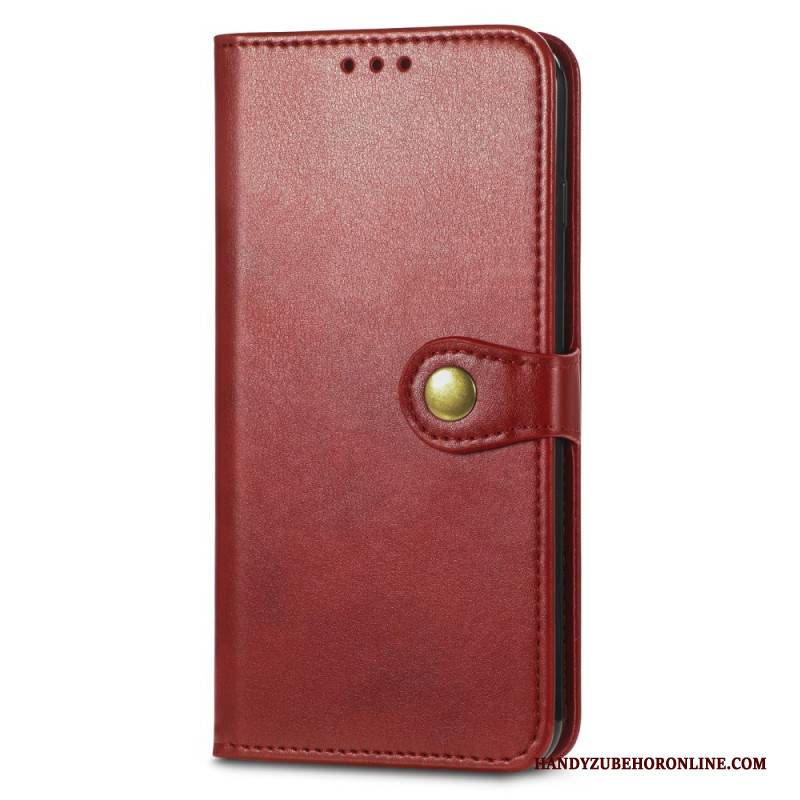 Lederhüllen Xiaomi 17 Pro Max Goldener Verschluss